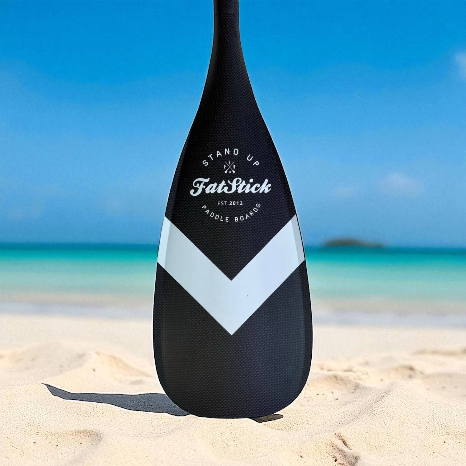 FREE BAG | Full Carbon 2 Piece Paddle Board SUP Paddle - FatStick