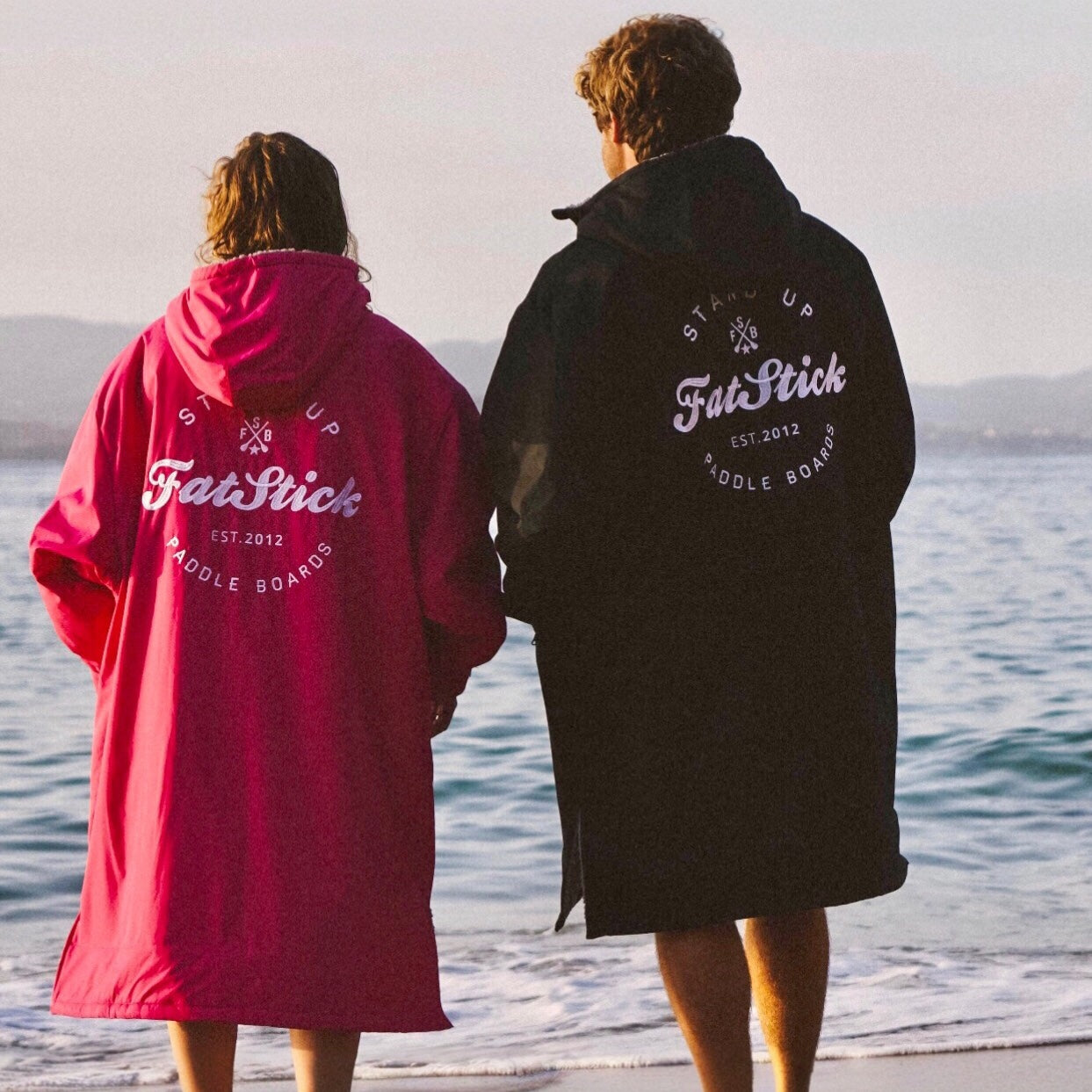 FatStick Recycled Sherpa Fleece Changing Robe “FatWrap” | Waterproof |Beach | Swimming | Surfing