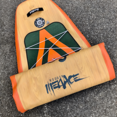 Wooden Menace 11'2 Inflatable Paddle Board | Optional Seat