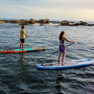 Wooden Menace 11'2 Inflatable Paddle Board | Optional Seat