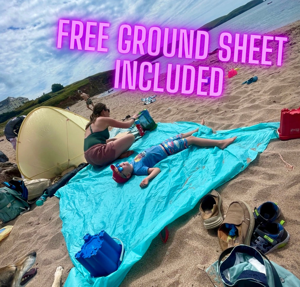 Yeeda Shades Beach Tent Large, Beach Shade Windproof Design Sunroof Yeeda Shades Beach Tent Large, Beach Shade Windproof Design Sunroof