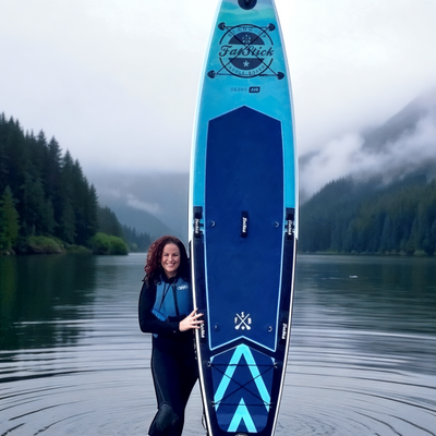 FatStick 12'6 Inflatable Touring Paddle Board SUP Package | Optional Seat
