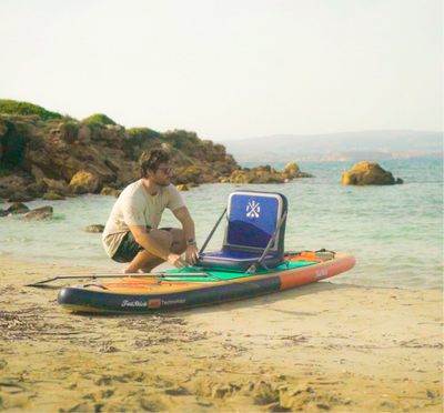 Wooden Menace iSUP Stand Up Paddle Board With Inflatable Adaptive Seat