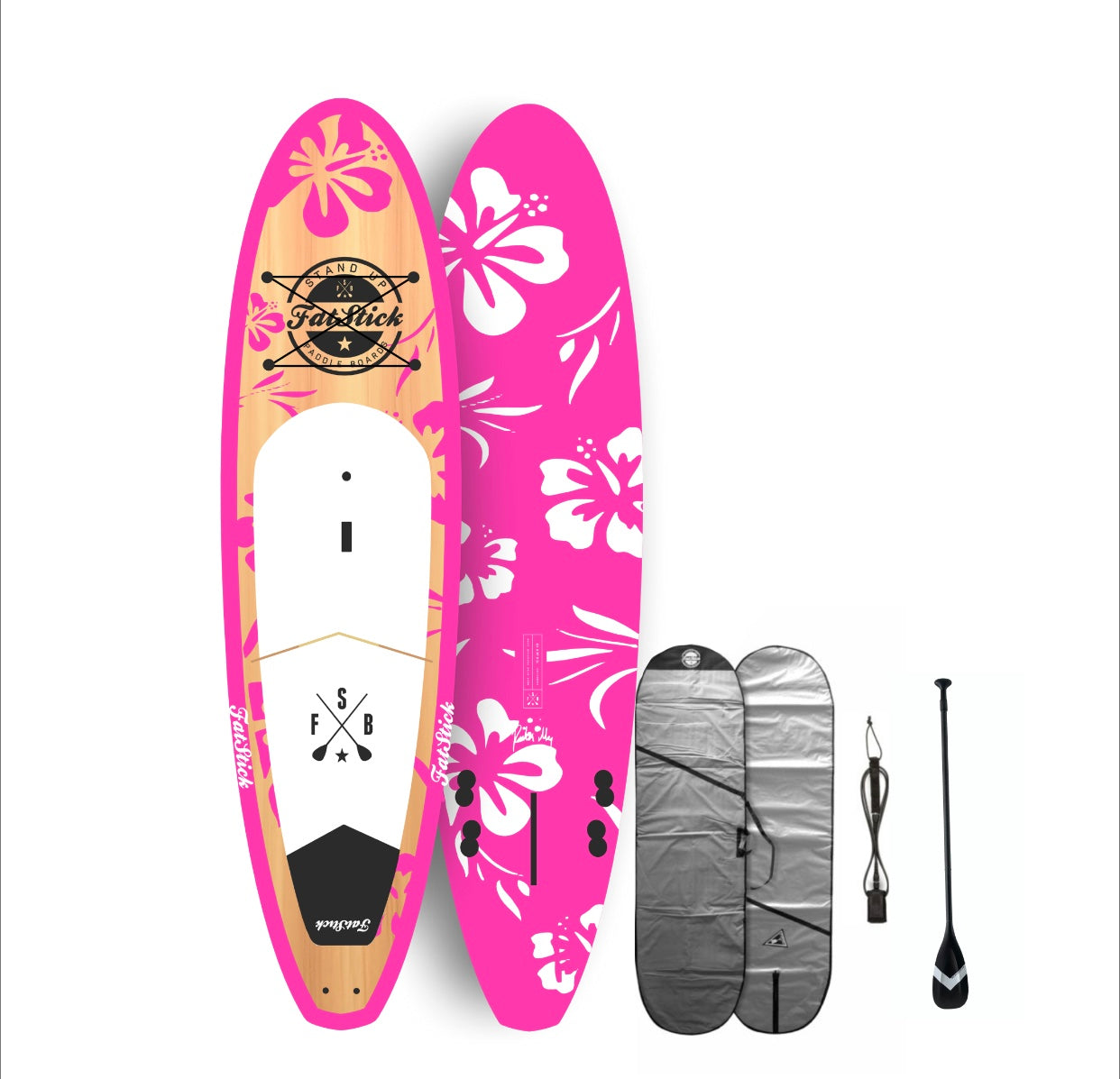 Pink Panther 10Ft Hard Sup Paddle Board Package - Fatstick Boards