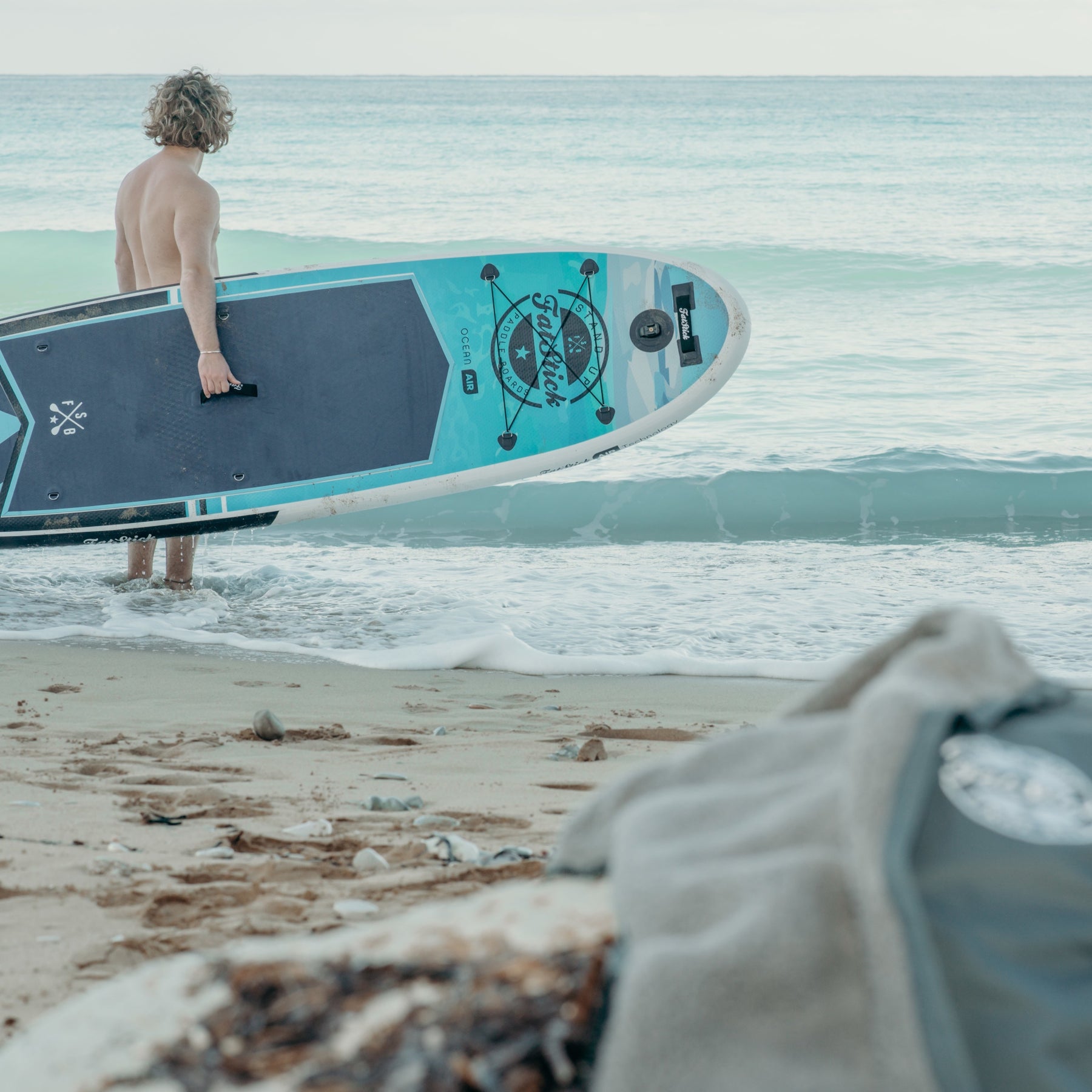 Pure Art 10'6 Inflatable Stand Up Paddle Board SUP Package - FatStick ...