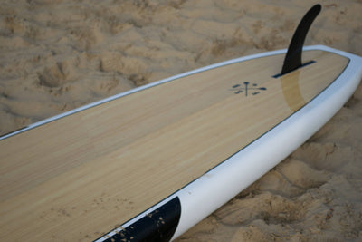 Open Ocean Bamboo Hard SUP Tourer Paddle Board 12'6ft Package (In Stock)-SUPs-fatstickboards