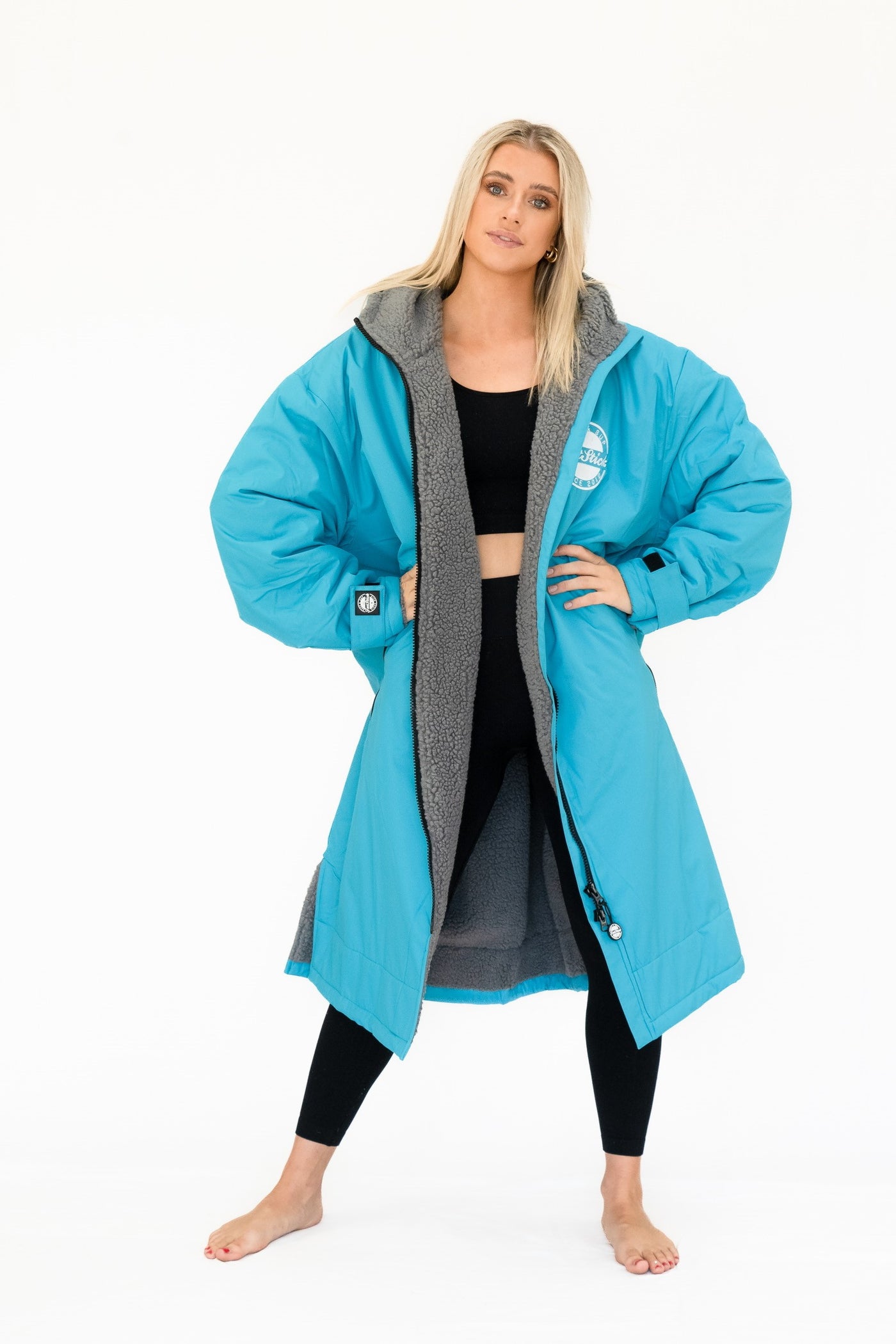 Waterproof Unisex Fleeced Dry Changing Robe "FatWrap"