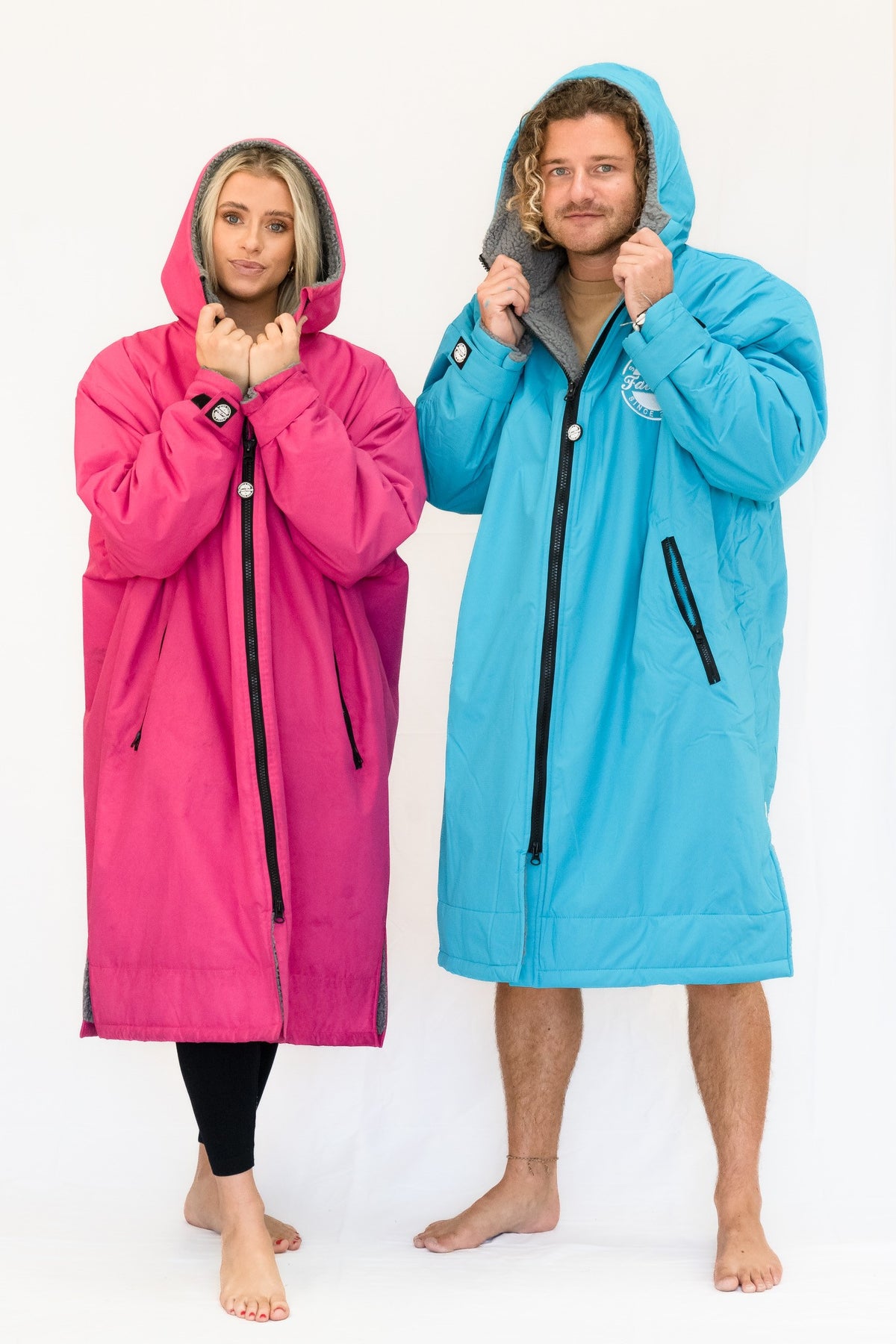 Weighterd Robe Waterproof Unisex Fleeced Dry Changing Robe