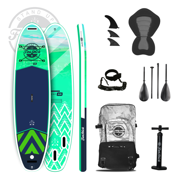 Pure Art 10'6 Inflatable Stand Up Paddle Board Package - FatStick Boards