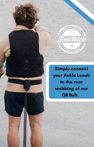 Quick Release Waist Belt Leash for SUP Paddle Board-Sale items-fatstickboards