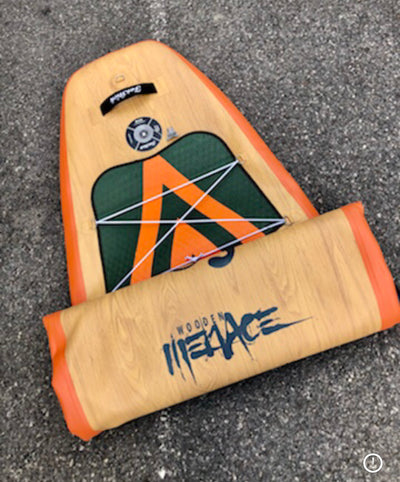 Wooden Menace 11'2 Inflatable Paddle Board - Full Package-SUPs-fatstickboards