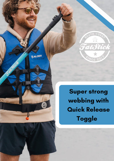 Quick Release Waist Belt Leash for SUP Paddle Board-Sale items-fatstickboards